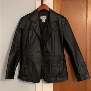 Newport News Leather Jacket size 6